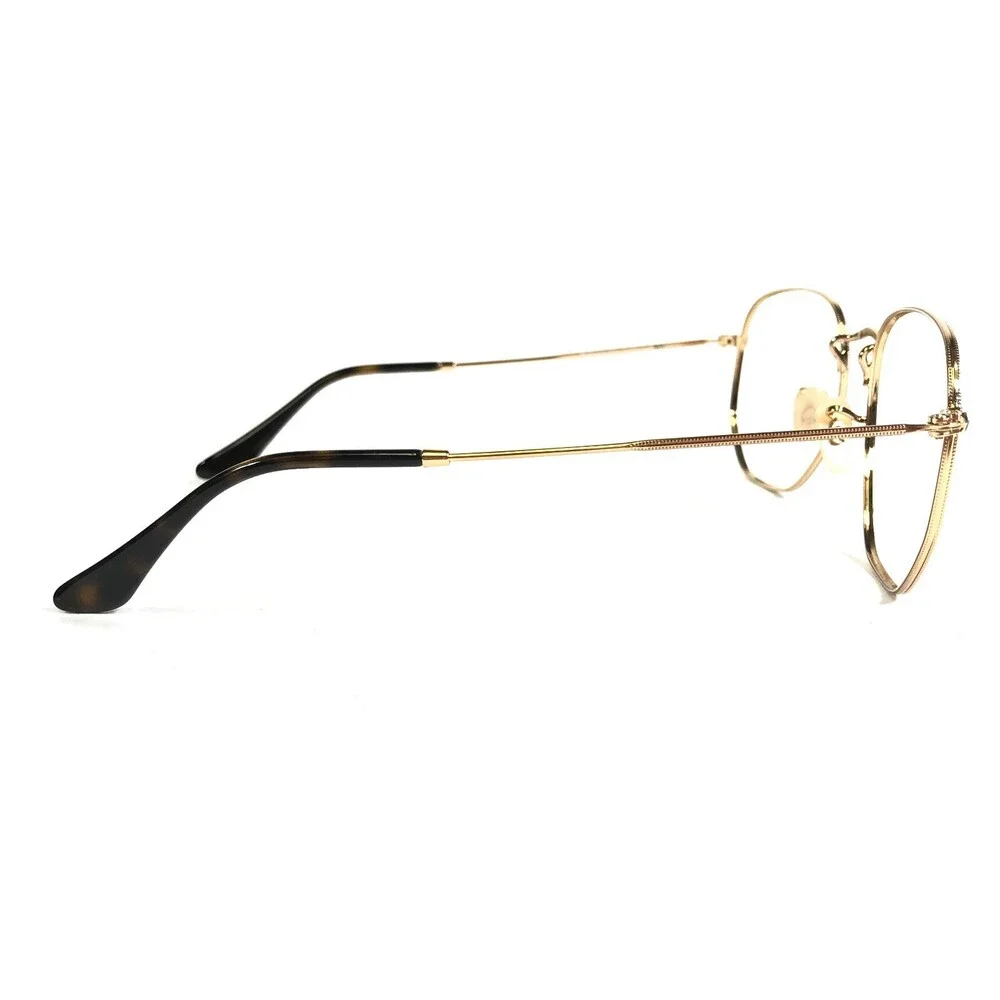 Ray-Ban Eyeglasses Frames RB3548-N 001 Gold Round Full Rim 54-21-145